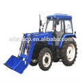Tractor de 4 ruedas con cargador de cubos 4 en 1, cucharón combinado en cargador de tractor, cargador de tractor de granja con cubos 4 en 1